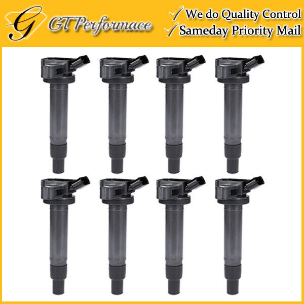 thumbnail image 2 of 8pc Ignition Coil Pack For Lexus GS430 4.3L (01-07) & Toyota Tundra 4.7L V8 (00-09) – Topcn-autoparts 2 of 3