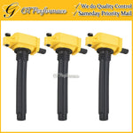 Performance Ignition Coil 3PCS for Chrysler Dodge Jeep Ram 3.2/3.6L V6, Yellow