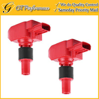 OEM Quality Ignition Coil 2PCS Pack for 2004-2011 Mazda RX-8 1.3L, Red