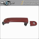 Exterior Door Handle Front Left for 07-12 Nissan Versa A15 Red Brown Metallic