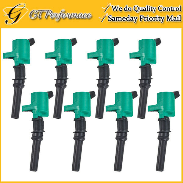 Performance Ignition Coil 8PCS Ford E-150 250 350 450/ Town Car/ Mercury V8 V10