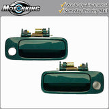 Exterior Door Handle Front L & R for 97-01 Toyota Camry 6R1 Woodland Green Pearl