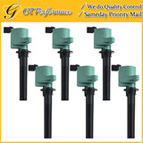 Performance Ignition Coil 6PCS Set for Escape Taurus/ Tribute/ Sable 3.0L Green