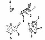 OEM Quality Front Ignition Coil for 1992-1997 Subaru SVX 3.3L H6, 22433AA290