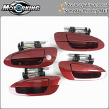Exterior Door Handle 4PCS Set for 02-06 Nissan Altima AX3 Red Mica Pearl DS225