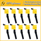 Performance Ignition Coil 10PCS for Ford E-150 250 350 450/ Town Car V8 V10