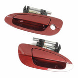 Exterior Door Handle Front Pair for 02-06 Nissan Altima AX3 Red Mica Pearl DS226
