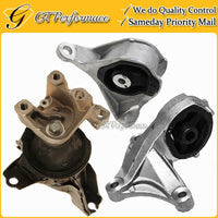 Front Engine & Trans. Mount 3PCS Set for 2012-2014 Honda CR-V 2.4L for Automatic