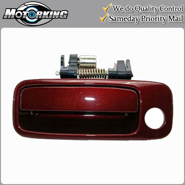 Exterior Door Handle Front Left for 1997-2001 Toyota Camry 3N6 Burgundy