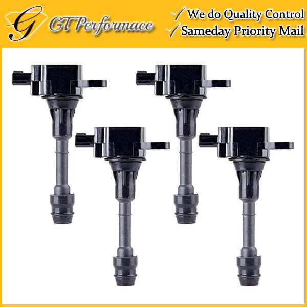 OEM Quality Ignition Coil 4PCS for 02-06 Altima Sentra/ 05-06 X-Trail 2.5L L4