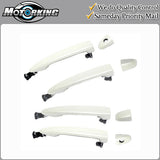 Exterior Door Handle 4PCS Set for 04-10 Toyota Sienna 071 Arctic Frost Pearl