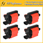 Performance Ignition Coil 4PCS Cadillac Chevrolet GMC Isuzu 4.8/5.3/6.0/8.1L V8