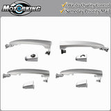 Exterior Door Handle 4PCS Set for 04-10 Toyota Sienna 1D7 Silver Shadow Pearl