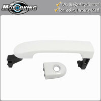 Exterior Door Handle Front Left for 2007-2012 Nissan Versa QM1 Cloud White