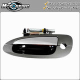 Exterior Door Handle Front Left for 02-06 Nissan Altima K11 Smoke Met Chrome