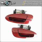 Exterior Door Handle Rear Pair for 02-06 Nissan Altima AX3 Red Mica Pearl DS227