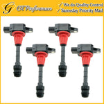 OEM Quality Ignition Coil 4PCS for 04-10 Nissan Micra (K12) 1.4L, 22448-AX001