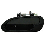 Exterior Door Handle Rear Left for 1998-2002 Honda Accord NPB Non-Painted Black