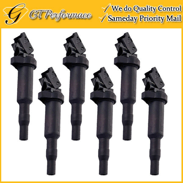 OEM Quality Ignition Coil 6PCS BMW 1, 3, 5, 7, Series X3 X5 X6/Mini Cooper L6 V8