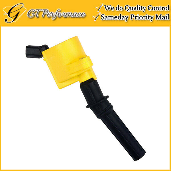 Performance Ignition Coil for Ford E-150 250 350 450/ Town Car V8 V10 Yellow