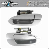 Exterior Door Handle Rear Pair for 02-06 Nissan Altima KY1 Sheer Silver Met
