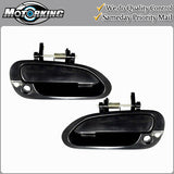 Exterior Door Handle Front L & R for 1998-2002 Honda Accord PB Primed Black