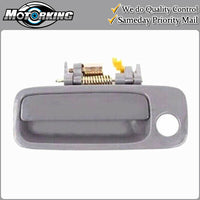 Exterior Door Handle Front Left for 97-01 Toyota Camry Gray W/Primer Non Painted