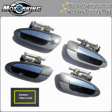 Exterior Door Handle 4PCS for 02-08 Nissan Altima Lid Racing Fiber Carbon DS471