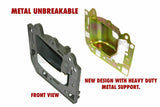 Interior Door Handle Front Right for 05-11 Jeep Grand Cherokee Gray & Chrome