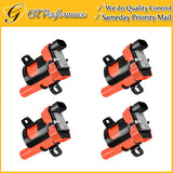 Performance Ignition Coil 4PCS Pack for 02-06 Escalade/ 04-05 Rainier 5.3L/ 6.0L