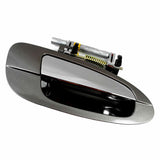 Exterior Door Handle Front Right for 02-06 Nissan Altima K11 Smoke Met Chrome