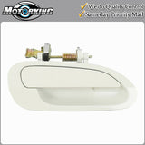 Exterior Door Handle Rear Right for 1998-2002 Honda Accord NH578 White