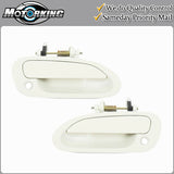 Exterior Door Handle Front Left & Right for 1998-2002 Honda Accord NH578 White