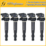 OEM Quality Ignition Coil 5PCS Set for 2006-2010 BMW M5 M6 5.0L V10, 12137835108