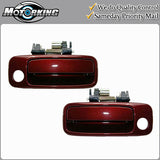 Exterior Door Handle Front Left & Right for 97-01 Toyota Camry 3N6 Burgundy