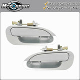 Exterior Door Handle R L&R for 98-02 Honda Accord NH612M Regent Silver Metallic