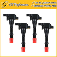 OEM Quality Front Ignition Coil 4PCS for 03-05 Honda Civic 1.3L L4, 30520PWA003