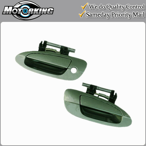 Exterior Door Handle Front 2PCS Set for 02-06 Nissan Altima J40 Flash Grean