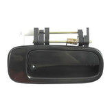 Exterior Door Handle Rear Right for 1992-1996 Toyota Camry Non Painted Black