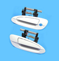 Exterior Door Handle Front Pair for 02-06 Nissan Altima QM1 Cloud White DS243