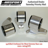 Hasport Mounts 90-91 Integra/92-93 GSR B-Series Cable Trans Mount Set DA1STK-94A