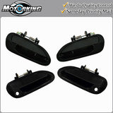 Exterior Door Handle 4PCS Set for 1998-2002 Honda Accord NPB Non-Painted Black
