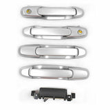 Exterior Door Handle 4PCS & Liftgate for 98-03 Toyota Sienna 1D7 Silver DS205