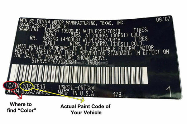 Tailgate License Plate Shield Handle for 02-05 Explorer ST Estate Green Metallic