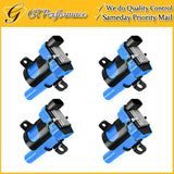 Performance Ignition Coil 4PCS for Chevrolet Express Silverado Suburban Tahoe V8