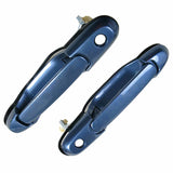 Exterior Door Handle Front Left & Right for 98-03 Toyota Sienna 8L9 Denim Blue