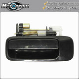 Exterior Door Handle Rear Left for 1997-2001 Toyota Camry Non Painted Black
