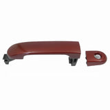 Exterior Door Handle Front Left for 07-12 Nissan Versa A15 Red Brown Metallic