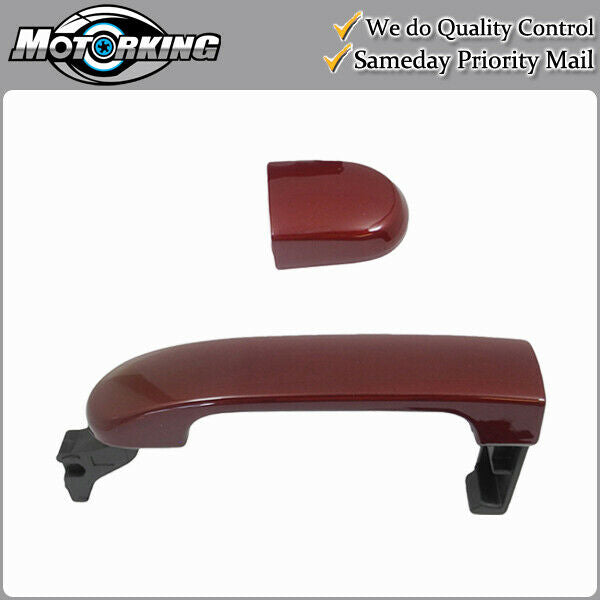 Exterior Door Handle Rear Left for 2007-2012 Nissan Versa A15 Red Brown Metallic