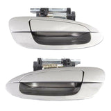 Exterior Door Handle Rear Pair for 02-06 Nissan Altima C43 Pebble Beach Greige